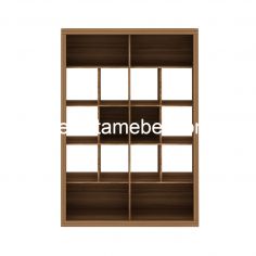 Divider Cabinet Size 120 - EXPO DC 1512 / Beech, Dark Brown